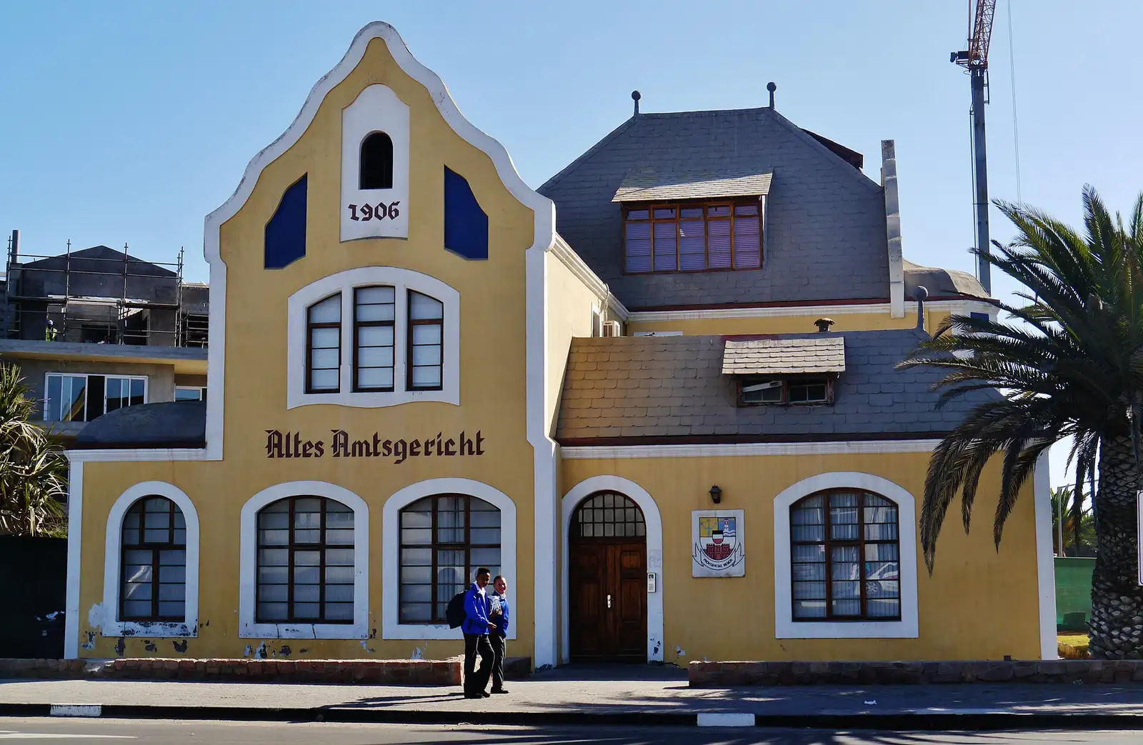 The Altes Amtsgericht, a colonial-era building in central Swakopmund